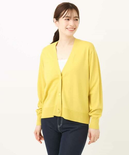 OFUON / オフオン カーディガン・ボレロ | Vネックニットカーディガン/接触冷感/洗える/WEB限定サイズあり | 詳細26