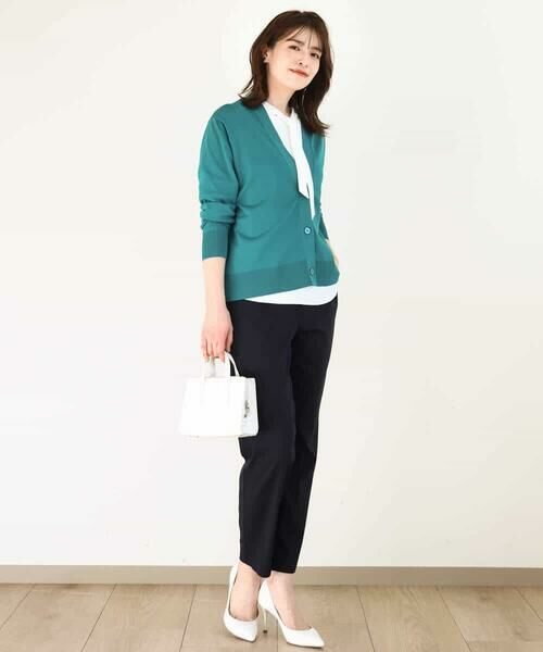 OFUON / オフオン カーディガン・ボレロ | Vネックニットカーディガン/接触冷感/洗える/WEB限定サイズあり | 詳細4