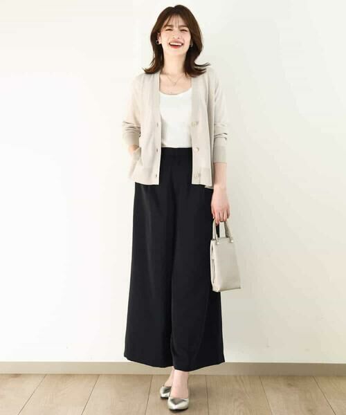 OFUON / オフオン カーディガン・ボレロ | Vネックニットカーディガン/接触冷感/洗える/WEB限定サイズあり | 詳細6