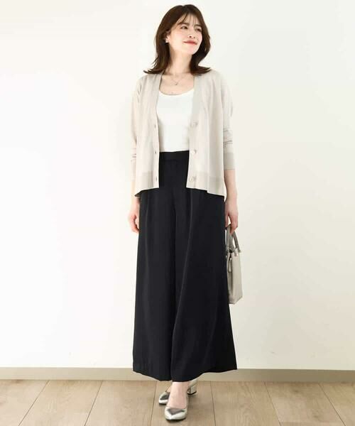 OFUON / オフオン カーディガン・ボレロ | Vネックニットカーディガン/接触冷感/洗える/WEB限定サイズあり | 詳細8