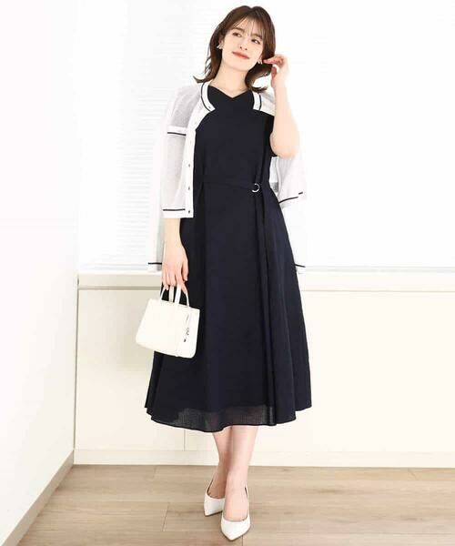 OFUON / オフオン カーディガン・ボレロ | メッシュ柄ニットカーディガン/WEB限定サイズあり | 詳細13