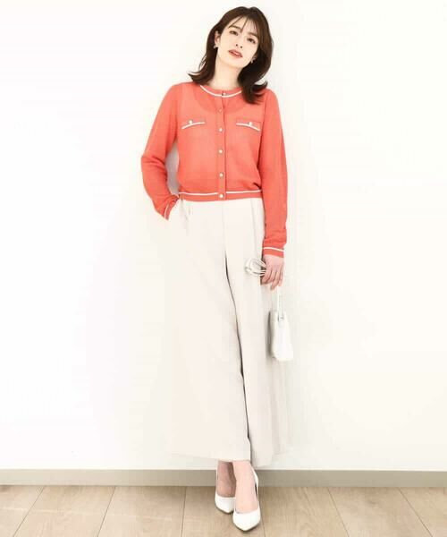 OFUON / オフオン カーディガン・ボレロ | メッシュ柄ニットカーディガン/WEB限定サイズあり | 詳細16