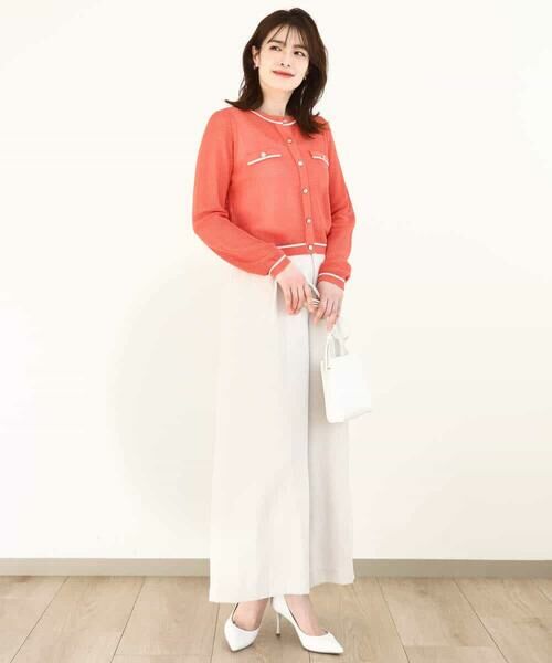 OFUON / オフオン カーディガン・ボレロ | メッシュ柄ニットカーディガン/WEB限定サイズあり | 詳細18