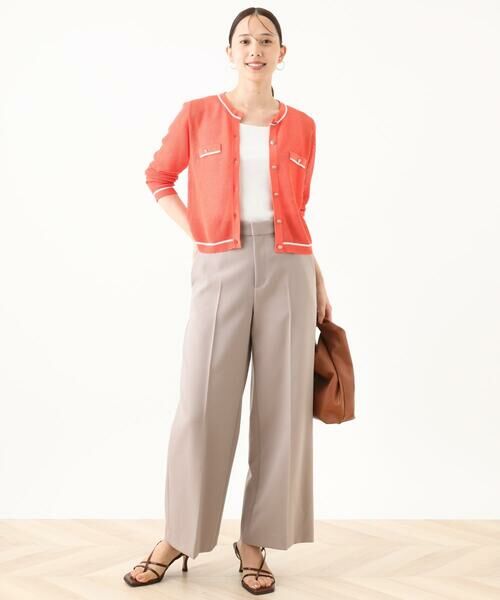 OFUON / オフオン カーディガン・ボレロ | メッシュ柄ニットカーディガン/WEB限定サイズあり | 詳細20