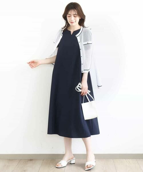 OFUON / オフオン カーディガン・ボレロ | メッシュ柄ニットカーディガン/WEB限定サイズあり | 詳細24