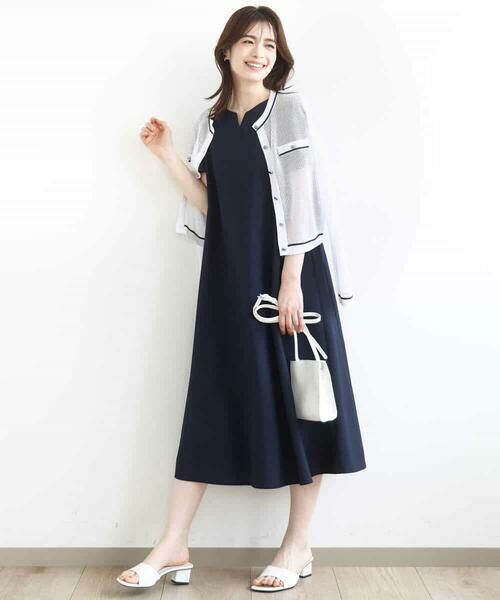 OFUON / オフオン カーディガン・ボレロ | メッシュ柄ニットカーディガン/WEB限定サイズあり | 詳細25