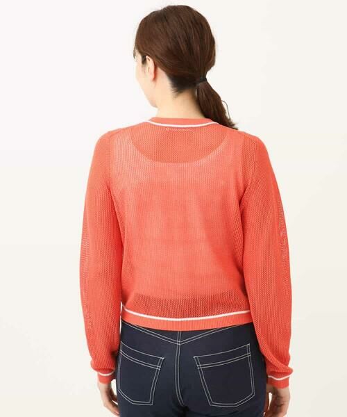 OFUON / オフオン カーディガン・ボレロ | メッシュ柄ニットカーディガン/WEB限定サイズあり | 詳細28