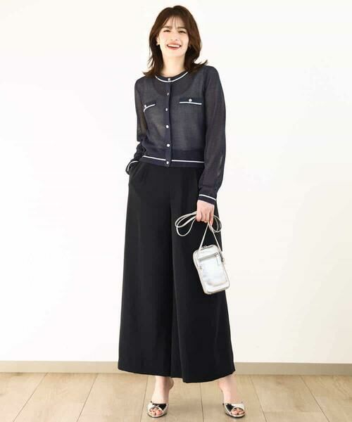 OFUON / オフオン カーディガン・ボレロ | メッシュ柄ニットカーディガン/WEB限定サイズあり | 詳細3