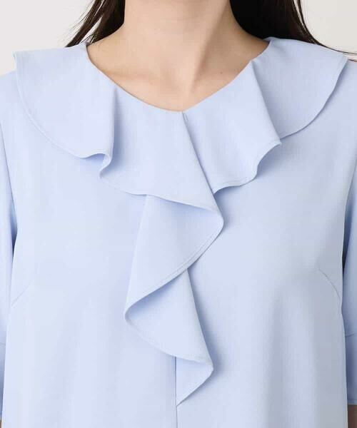 OFUON / オフオン シャツ・ブラウス | ラッフルカラーブラウス/UVカット/接触冷感/洗える/WEB限定サイズあり | 詳細18