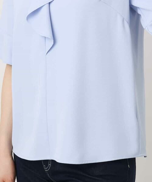 OFUON / オフオン シャツ・ブラウス | ラッフルカラーブラウス/UVカット/接触冷感/洗える/WEB限定サイズあり | 詳細22