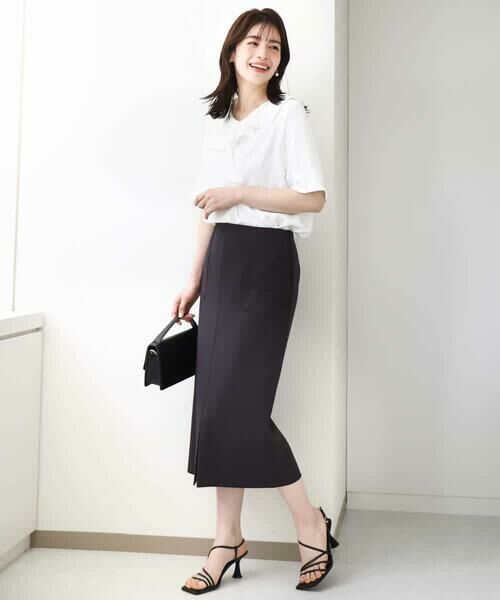 OFUON / オフオン シャツ・ブラウス | ラッフルカラーブラウス/UVカット/接触冷感/洗える/WEB限定サイズあり | 詳細9