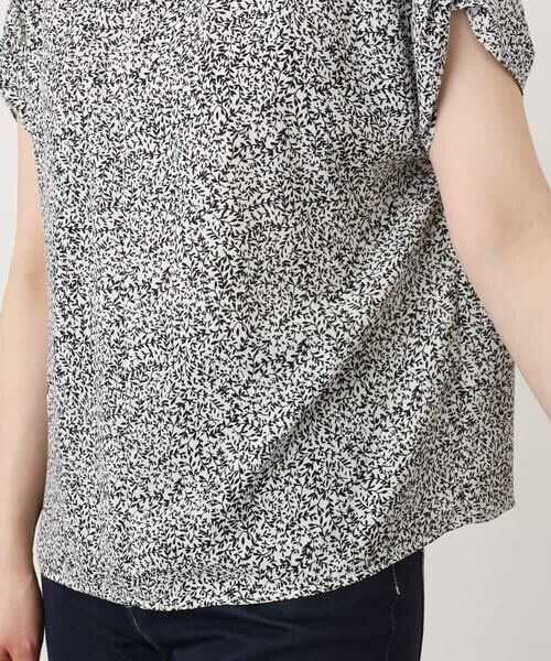 OFUON / オフオン シャツ・ブラウス | モノトーンリーフ柄ブラウス/洗える/WEB限定サイズあり | 詳細20