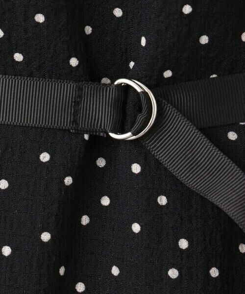 OFUON / オフオン ロング・マキシ丈ワンピース | ドット柄シアーサッカーワンピース/洗える/WEB限定 | 詳細14