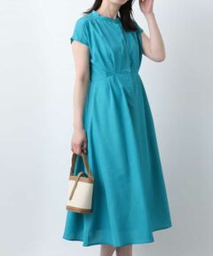 OFUON / オフオン ロング・マキシ丈ワンピース | ウエストタックワンピース/洗える/WEB限定