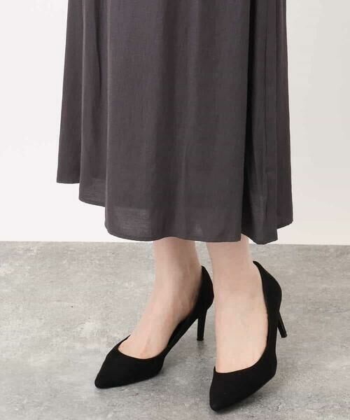 OFUON / オフオン ロング・マキシ丈ワンピース | リネンライクウエスト切り替えワンピース/洗える/WEB限定 | 詳細23