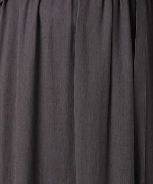 OFUON / オフオン ロング・マキシ丈ワンピース | リネンライクウエスト切り替えワンピース/洗える/WEB限定 | 詳細24