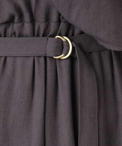 OFUON / オフオン ロング・マキシ丈ワンピース | リネンライクウエスト切り替えワンピース/洗える/WEB限定 | 詳細25