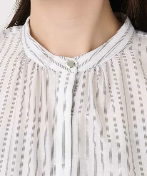 OFUON / オフオン ロング・マキシ丈ワンピース | シアードビーストライプワンピース/洗える/WEB限定 | 詳細18