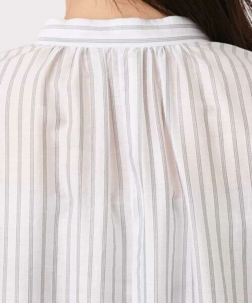 OFUON / オフオン ロング・マキシ丈ワンピース | シアードビーストライプワンピース/洗える/WEB限定 | 詳細19