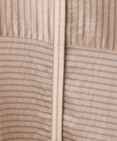 OFUON / オフオン ロング・マキシ丈ワンピース | シアードビーストライプワンピース/洗える/WEB限定 | 詳細26