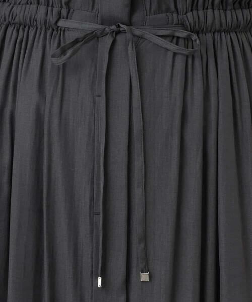 OFUON / オフオン ロング・マキシ丈ワンピース | ギャザーデザインワンピース/洗える/WEB限定 | 詳細24