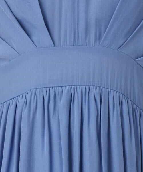 OFUON / オフオン ロング・マキシ丈ワンピース | ウエスト切り替えキーネックワンピース/洗える/WEB限定 | 詳細23