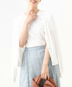 OFUON / オフオン ニット・セーター | カラーニットアンサンブル/UVカット/接触冷感/洗える/WEB限定サイズあり