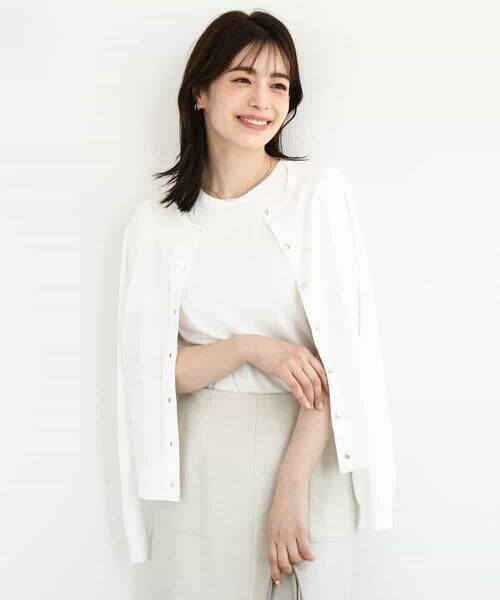 OFUON / オフオン ニット・セーター | カラーニットアンサンブル/UVカット/接触冷感/洗える/WEB限定サイズあり | 詳細10