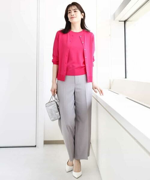 OFUON / オフオン ニット・セーター | カラーニットアンサンブル/UVカット/接触冷感/洗える/WEB限定サイズあり | 詳細2