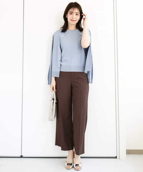 OFUON / オフオン ニット・セーター | カラーニットアンサンブル/UVカット/接触冷感/洗える/WEB限定サイズあり | 詳細23