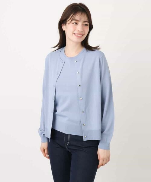 OFUON / オフオン ニット・セーター | カラーニットアンサンブル/UVカット/接触冷感/洗える/WEB限定サイズあり | 詳細24