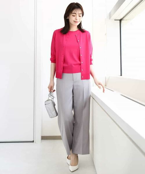 OFUON / オフオン ニット・セーター | カラーニットアンサンブル/UVカット/接触冷感/洗える/WEB限定サイズあり | 詳細5