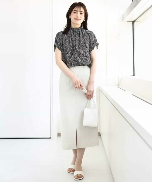 OFUON / オフオン ロング・マキシ丈スカート | リネンライクタイトスカート/洗える | 詳細15