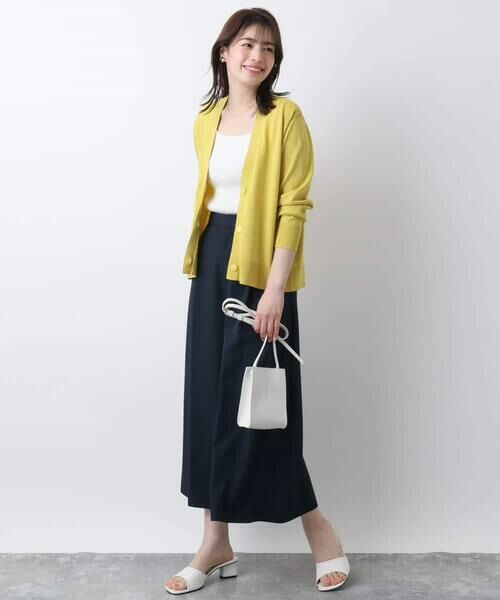 OFUON / オフオン その他パンツ | ウエストタックワイドパンツ/洗える | 詳細1