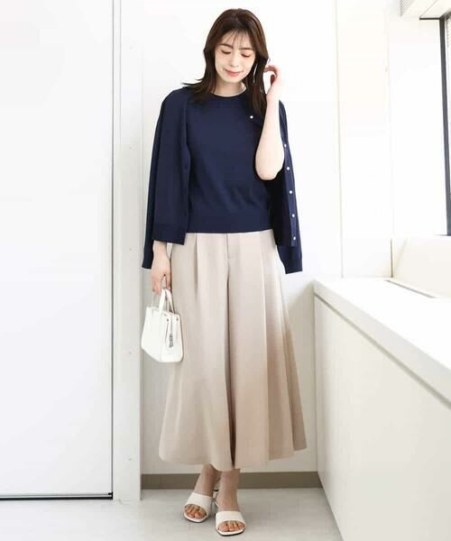 OFUON / オフオン その他パンツ | ウエストタックワイドパンツ/洗える | 詳細14