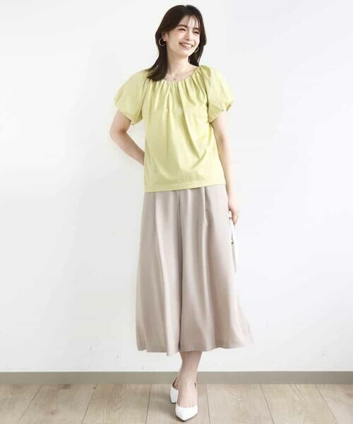 OFUON / オフオン その他パンツ | ウエストタックワイドパンツ/洗える | 詳細16