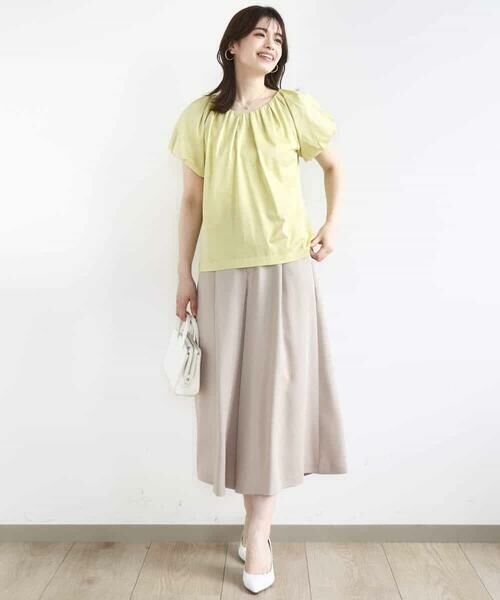 OFUON / オフオン その他パンツ | ウエストタックワイドパンツ/洗える | 詳細17