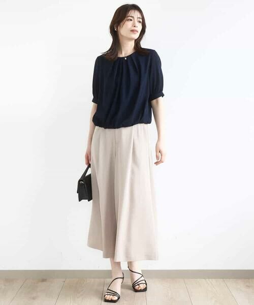 OFUON / オフオン その他パンツ | ウエストタックワイドパンツ/洗える | 詳細20