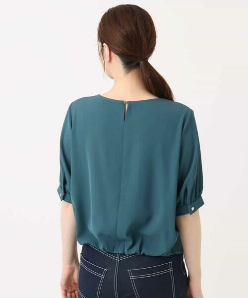 OFUON / オフオン シャツ・ブラウス | タックデザインジョーゼットブラウス/UVカット/接触冷感/洗える | 詳細16