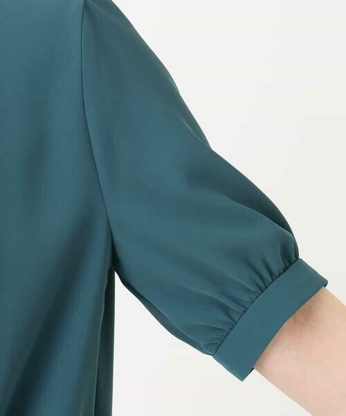 OFUON / オフオン シャツ・ブラウス | タックデザインジョーゼットブラウス/UVカット/接触冷感/洗える | 詳細19