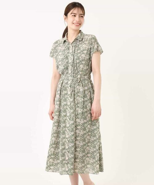 OFUON / オフオン ロング・マキシ丈ワンピース | チェーンプリントワンピース/洗える | 詳細10