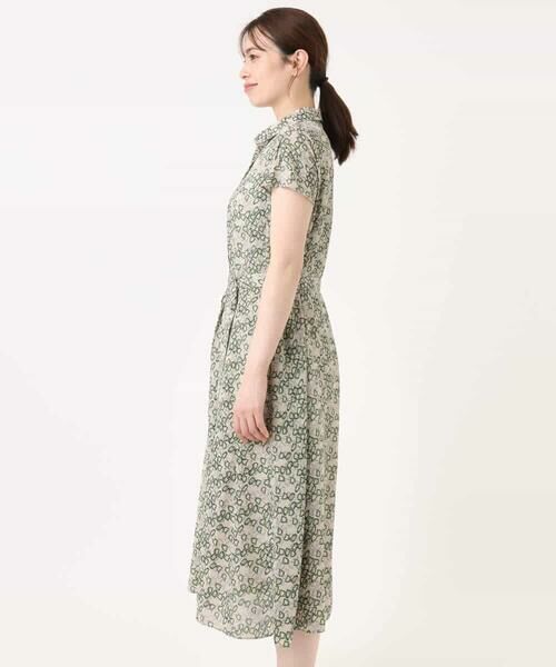 OFUON / オフオン ロング・マキシ丈ワンピース | チェーンプリントワンピース/洗える | 詳細11