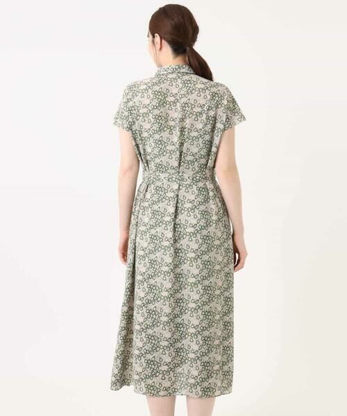 OFUON / オフオン ロング・マキシ丈ワンピース | チェーンプリントワンピース/洗える | 詳細12