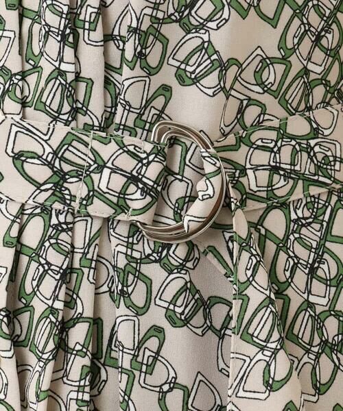 OFUON / オフオン ロング・マキシ丈ワンピース | チェーンプリントワンピース/洗える | 詳細16