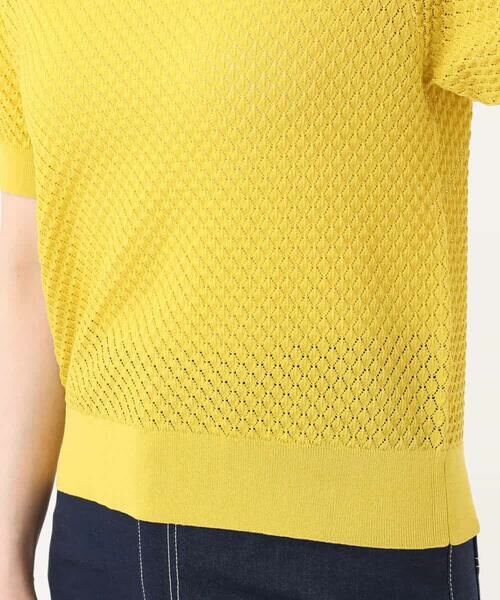 OFUON / オフオン ニット・セーター | レーシー編み半袖ニット/洗える/WEB限定サイズあり | 詳細24