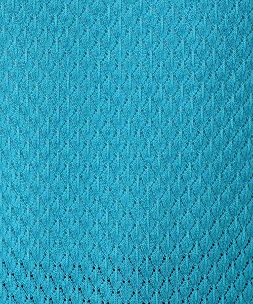 OFUON / オフオン ニット・セーター | レーシー編み半袖ニット/洗える/WEB限定サイズあり | 詳細27