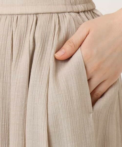 OFUON / オフオン ロング・マキシ丈スカート | 楊柳ラメタックギャザースカート/洗える | 詳細19