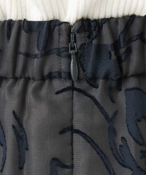 OFUON / オフオン ロング・マキシ丈スカート | 花柄シアーフレアースカート/洗える | 詳細12