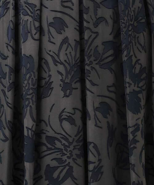 OFUON / オフオン ロング・マキシ丈スカート | 花柄シアーフレアースカート/洗える | 詳細15