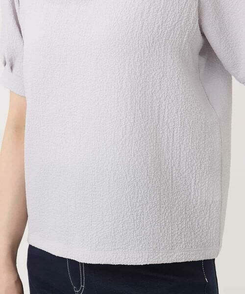 OFUON / オフオン カットソー | ふくれシャーリングパフスリーブトップス/洗える | 詳細21